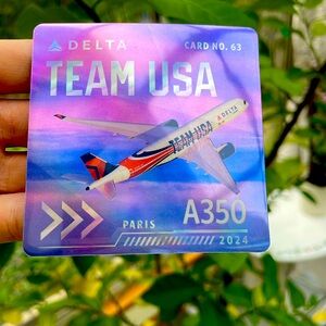 RARE Delta Trading Card! Team USA